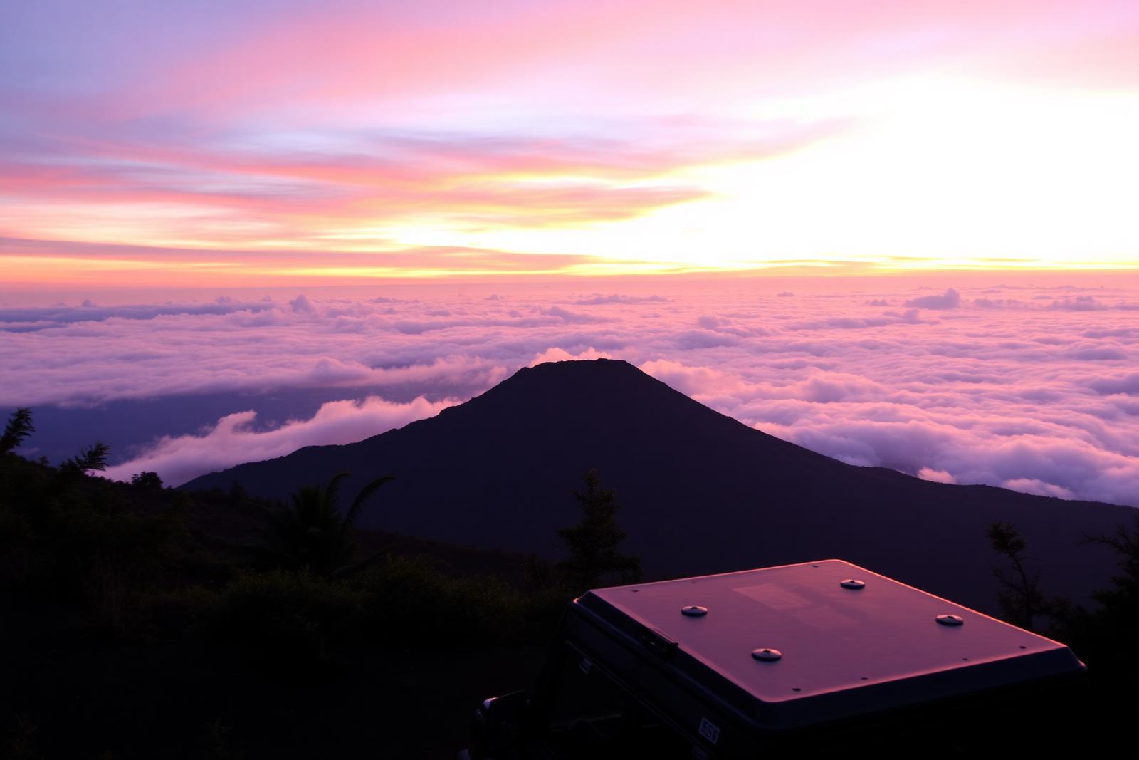 Lever de Soleil au Mont Batur